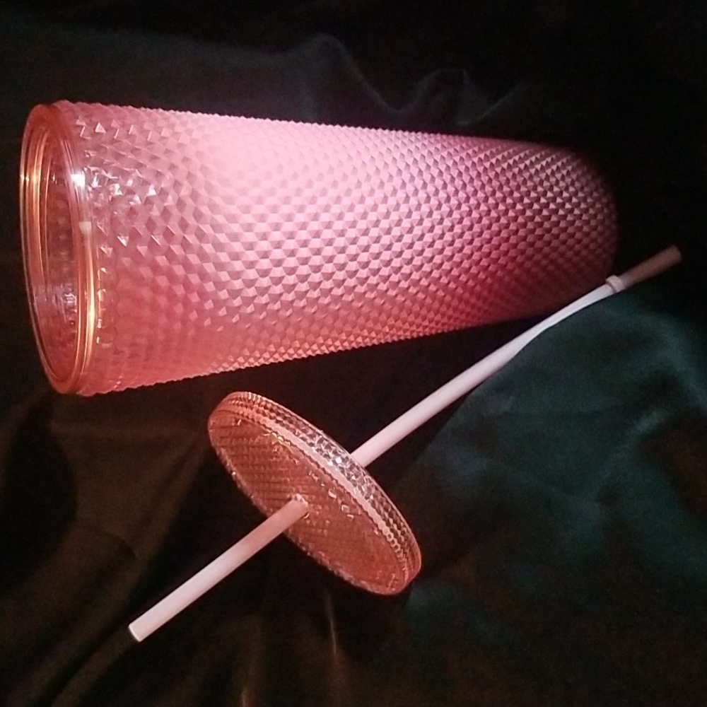 Starbucks pink tumbler sz. 24oz - Picture 7 of 10